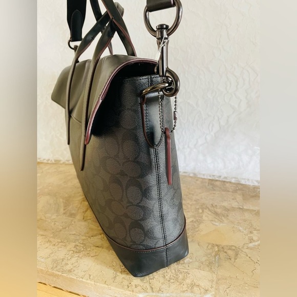 Coach Hamilton Portfolio Brief In Signature Canvas 4190 - Picture 4 of 10